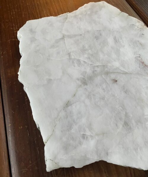 Large Premium White Quartz Natural Shape Natural Edge Platter 3 / Cheeseboard / Tray / Sign Board L33xW20xD1cm - 1136g - Image 3
