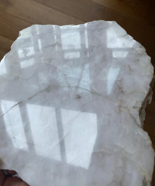 Large Premium White Quartz Natural Shape Natural Edge Platter 3 / Cheeseboard / Tray / Sign Board L33xW20xD1cm - 1136g - Image 8