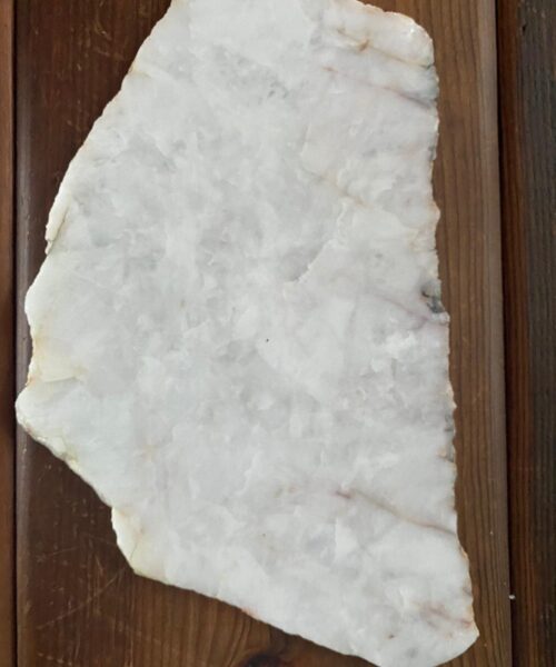 Large Premium White Quartz Natural Shape Natural Edge Platter 4 / Cheeseboard / Tray / Sign Board L34xW20xD1cm - 1364g - Image 5