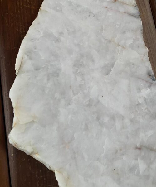 Large Premium White Quartz Natural Shape Natural Edge Platter 4 / Cheeseboard / Tray / Sign Board L34xW20xD1cm - 1364g - Image 7