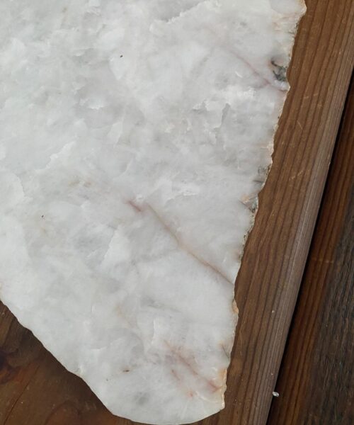 Large Premium White Quartz Natural Shape Natural Edge Platter 4 / Cheeseboard / Tray / Sign Board L34xW20xD1cm - 1364g - Image 8
