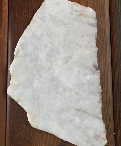 Large Premium White Quartz Natural Shape Natural Edge Platter 4 / Cheeseboard / Tray / Sign Board L34xW20xD1cm - 1364g - Image 9