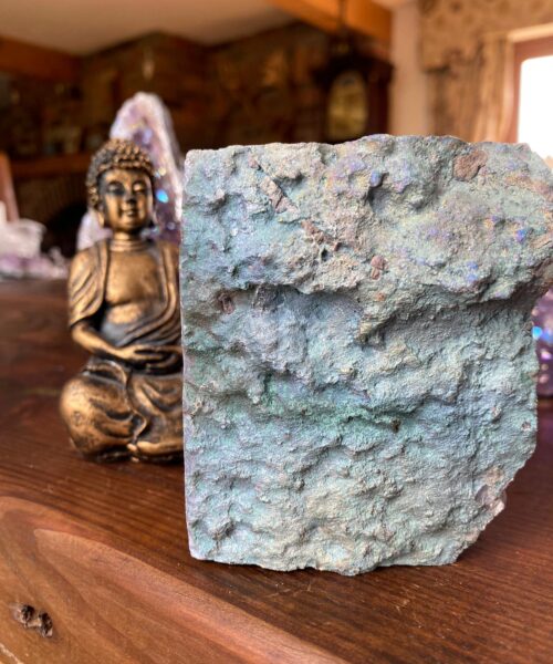 Premium High Grade Amethyst Angel Aura Druzy 105 Mini Geode Cluster Piece Cut Base 886g H7.5xW9xD6cm - Image 3
