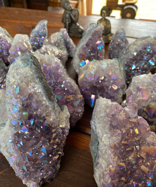 Amethyst Angel Aura Mini Geodes