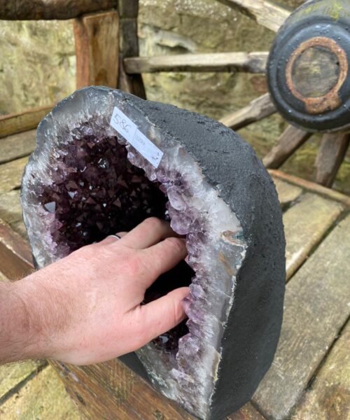 Amethyst Crystal Geode 586 Premium Queen Grade 13.25kg H26xW25xD20cm - Image 10
