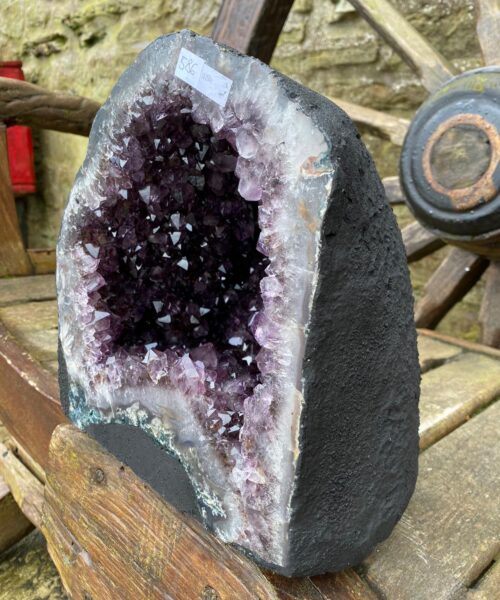 Amethyst Crystal Geode 586 Premium Queen Grade 13.25kg H26xW25xD20cm - Image 12