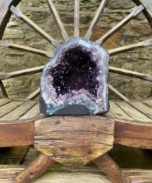 Alternative view of Amethyst Crystal Geode 586 Premium Queen Grade 13.25kg H26xW25xD20cm