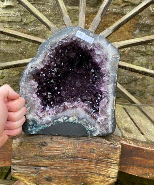 Amethyst Crystal Geode 586 Premium Queen Grade 13.25kg H26xW25xD20cm - Image 3