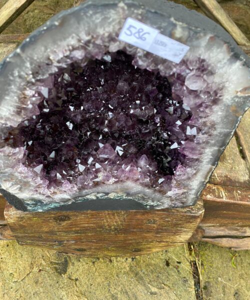 Amethyst Crystal Geode 586 Premium Queen Grade 13.25kg H26xW25xD20cm - Image 4