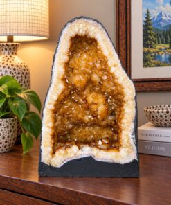 Citrine Geode 302 Crystal Cluster Druzy Premium Grade 25.84kg H42xW29xD25cm
