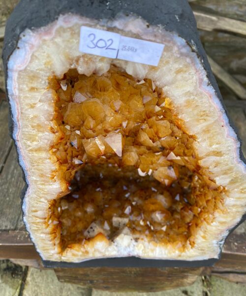 Citrine Geode 302 Crystal Cluster Druzy Premium Grade 25.84kg H42xW29xD25cm - Image 4
