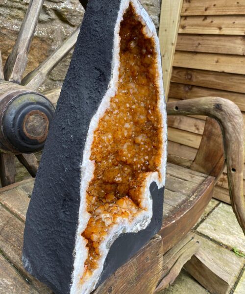 Tall Citrine Geode 305 Crystal Cluster Druzy Premium Grade 28.49kg H50xW29xD23cm - Image 12