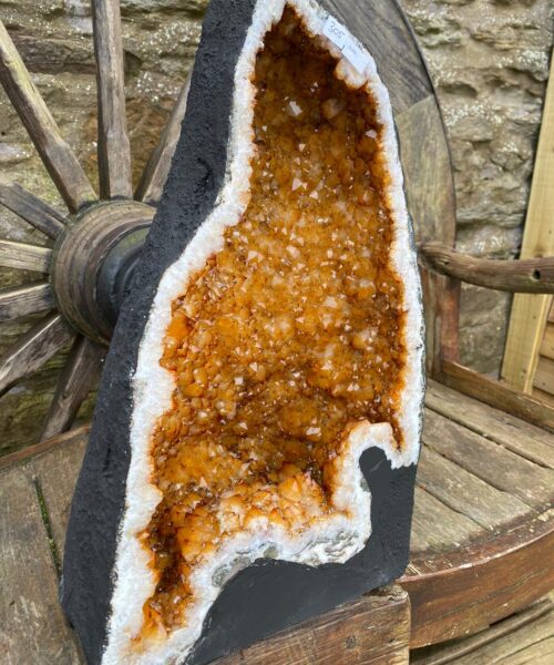 Tall Citrine Geode 305 Crystal Cluster Druzy Premium Grade 28.49kg H50xW29xD23cm - Image 13