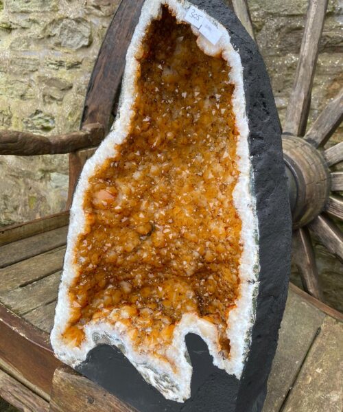 Tall Citrine Geode 305 Crystal Cluster Druzy Premium Grade 28.49kg H50xW29xD23cm - Image 15