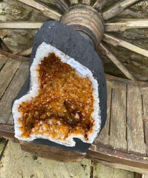 Tall Citrine Geode 305 Crystal Cluster Druzy Premium Grade 28.49kg H50xW29xD23cm - Image 16