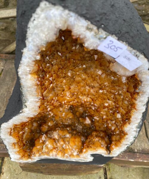 Tall Citrine Geode 305 Crystal Cluster Druzy Premium Grade 28.49kg H50xW29xD23cm - Image 5