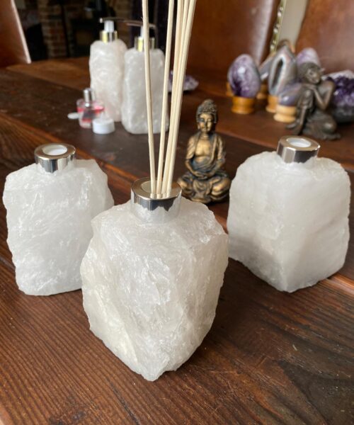 White Clear Quartz Classic Reed Diffuser