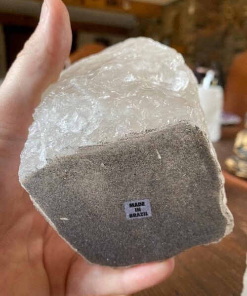 High Quality Snow White Quartz Crystal Gemstone Reed Diffuser 12cm Height x 9cm Width 1100g - Image 7
