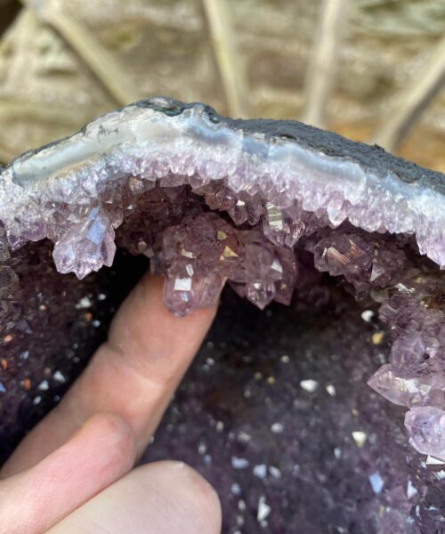 Amethyst Crystal Geode 645 Premium Queen Grade 10.32kg H28xW27xD16cm - Image 10