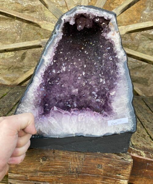 Alternative view of Amethyst Crystal Geode 645 Premium Queen Grade 10.32kg H28xW27xD16cm
