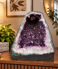 Amethyst Crystal Geode 645 Premium Queen Grade 10.32kg H28xW27xD16cm