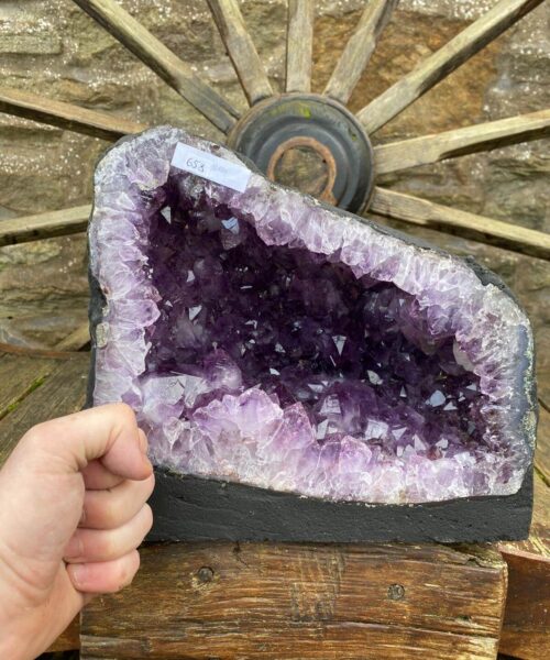 Alternative view of Amethyst Crystal Geode 658 Premium Queen Grade 12.4kg H25xW29xD18cm