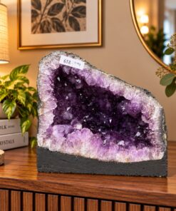 Amethyst Crystal Geode 658 Premium Queen Grade 12.4kg H25xW29xD18cm