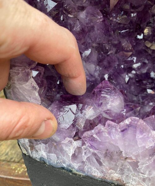 Amethyst Crystal Geode 658 Premium Queen Grade 12.4kg H25xW29xD18cm - Image 5