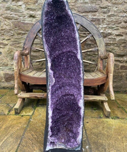 Very Tall Amethyst Crystal Geode 731 Premium Queen Grade 93kg – H114xW30xD32cm - Image 14