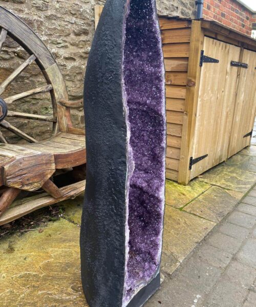 Very Tall Amethyst Crystal Geode 731 Premium Queen Grade 93kg – H114xW30xD32cm - Image 3
