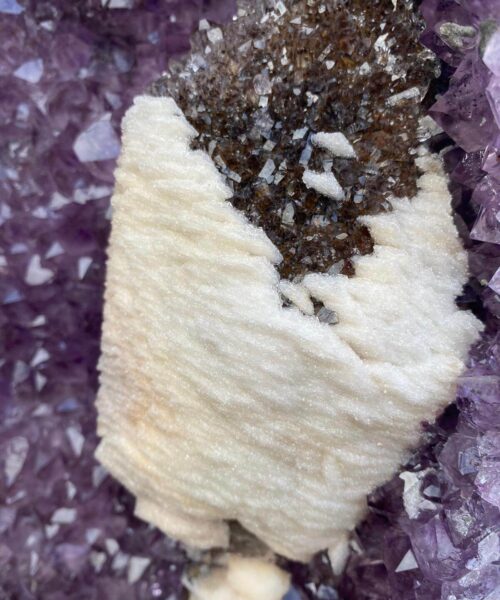 Very Tall Amethyst Crystal Geode PAIR 735 & 736 Premium Queen Grade 119kg each - H121xW37xD31cm - Image 19