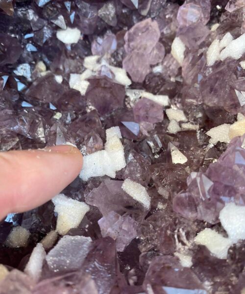 Very Tall Amethyst Crystal Geode PAIR 735 & 736 Premium Queen Grade 119kg each - H121xW37xD31cm - Image 23