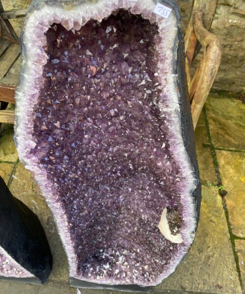 Very Tall Amethyst Crystal Geode PAIR 735 & 736 Premium Queen Grade 119kg each - H121xW37xD31cm - Image 9