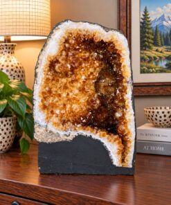 Citrine Geode 324 Crystal Cluster Druzy Premium Grade 29.8kg H42xW29xD25cm