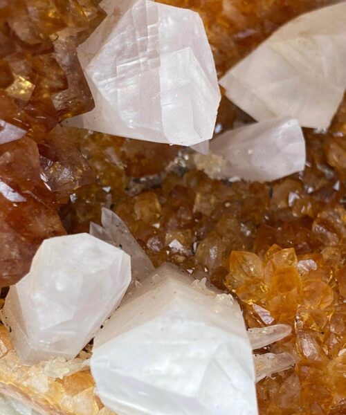 Tall Citrine Geode PAIR 329-330 Crystal Cluster Druzy Premium Grade 61kg each H66xW32xD29cm - Image 13