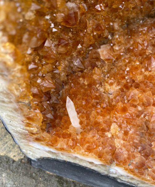 Tall Citrine Geode PAIR 329-330 Crystal Cluster Druzy Premium Grade 61kg each H66xW32xD29cm - Image 20