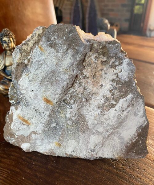 Premium High Grade Citrine Druzy 93 Mini Geode Cluster Piece 1.581g H13.5xW17xD7.5cm - Image 7