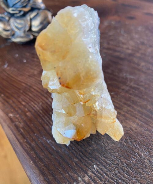 Premium High Grade Citrine Druzy 96 Mini Geode Cluster Piece 191g H7.5xW4.5xD6cm