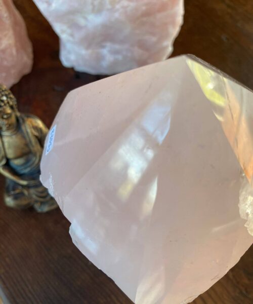 HUGE Extra Large Tall Point 2 Premium Rose Quartz Pink Crystal Quartz 3355g H21.5xW11xD10.5cm - Image 3
