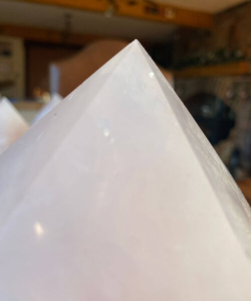 HUGE Extra Large Tall Point 2 Premium Rose Quartz Pink Crystal Quartz 3355g H21.5xW11xD10.5cm - Image 6