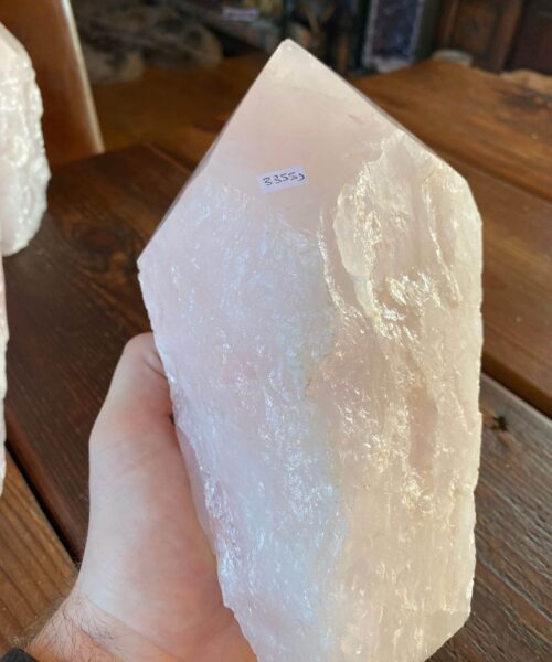 HUGE Extra Large Tall Point 2 Premium Rose Quartz Pink Crystal Quartz 3355g H21.5xW11xD10.5cm - Image 7