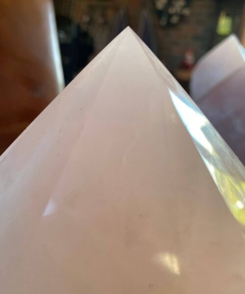 HUGE Extra Large Tall Point 1 Premium Rose Quartz Pink Crystal Quartz 3426g H21xW12xD9.5cm - Image 6