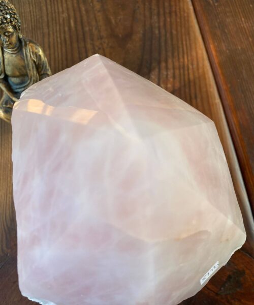 HUGE Extra Large Tall Point 6 Premium Rose Quartz Pink Crystal Quartz  5772g H23xW13xD15cm - Image 6