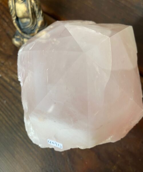 HUGE Extra Large Tall Point 8 Premium Rose Quartz Pink Crystal Quartz 4091g H18xW13xD12cm - Image 5