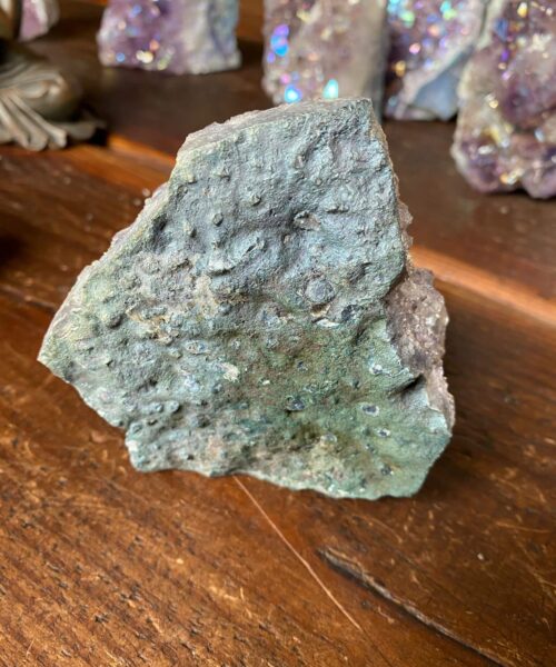 Premium High Grade Amethyst Angel Aura Druzy 141 Mini Geode Cluster Piece Cut Base 576g H9.5xW8.5xD6cm - Image 5