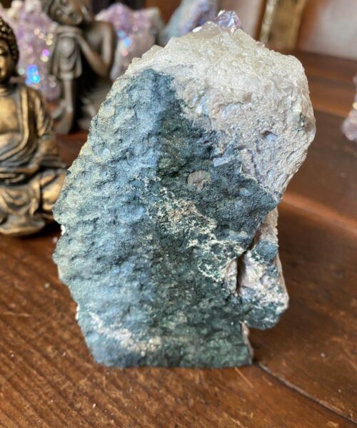 Premium High Grade Amethyst Angel Aura Druzy 142 Mini Geode Cluster Piece Cut Base 969g H12xW8xD7cm - Image 6