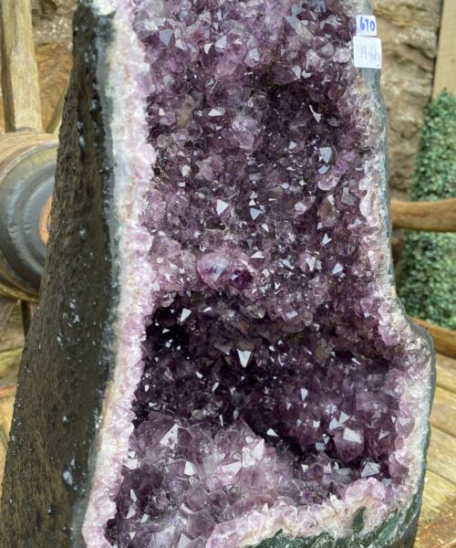 Amethyst Crystal Geode 670 Premium Queen Grade 19.6kg H40xW25xD22cm - Image 6