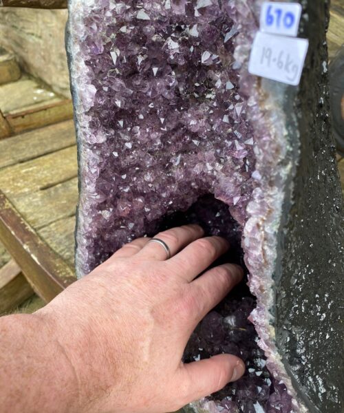 Amethyst Crystal Geode 670 Premium Queen Grade 19.6kg H40xW25xD22cm - Image 8