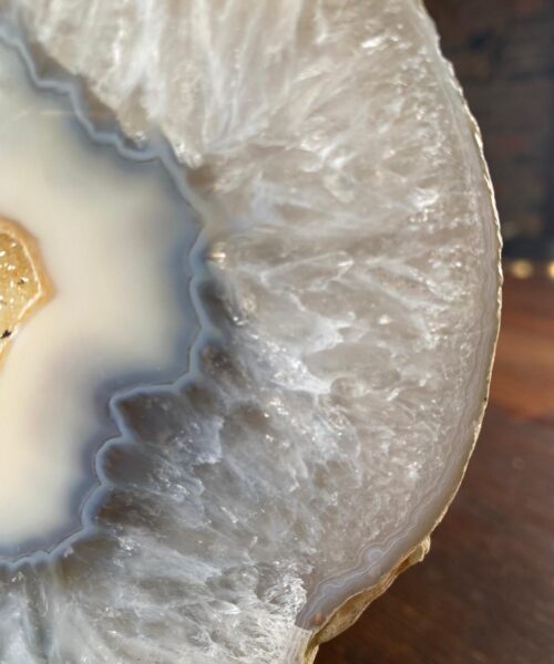 Premium Agate Geode on Stand 17 – 1.285g - H20xW12cm - Image 7