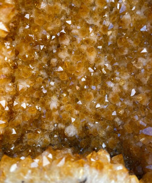 Tall Citrine Geode 355 Crystal Cluster Druzy Premium Grade 27.12kg H45xW23xD25cm - Image 12